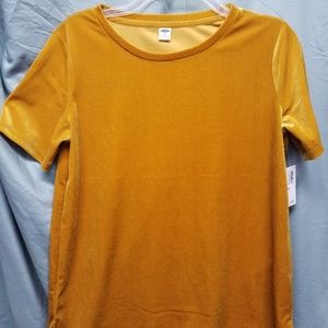 Old Navy velvet tee